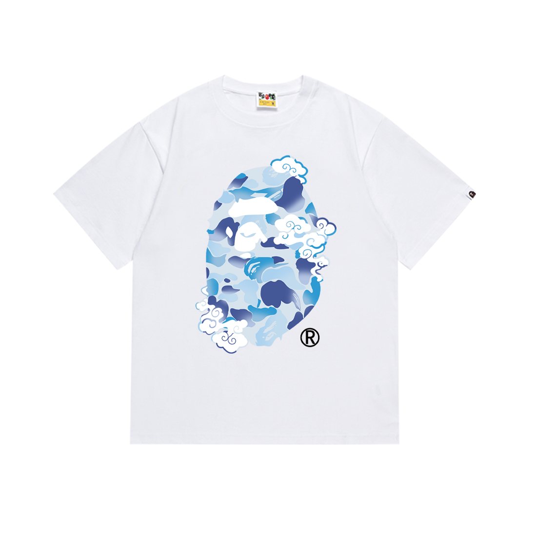 BAPE Camo Ape Head Short-Sleeve T-Shirt — front