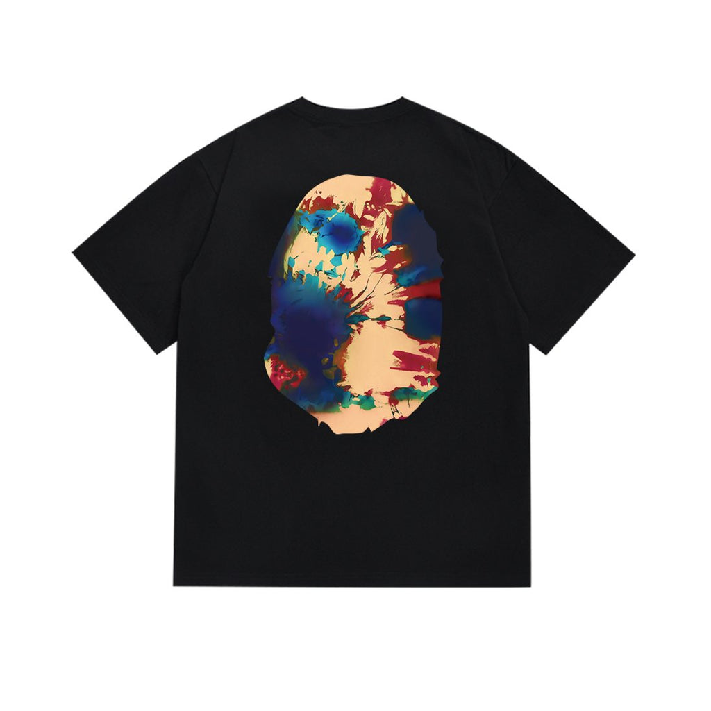 BAPE Ape Head Tie-Dye Graphic T-Shirt — back