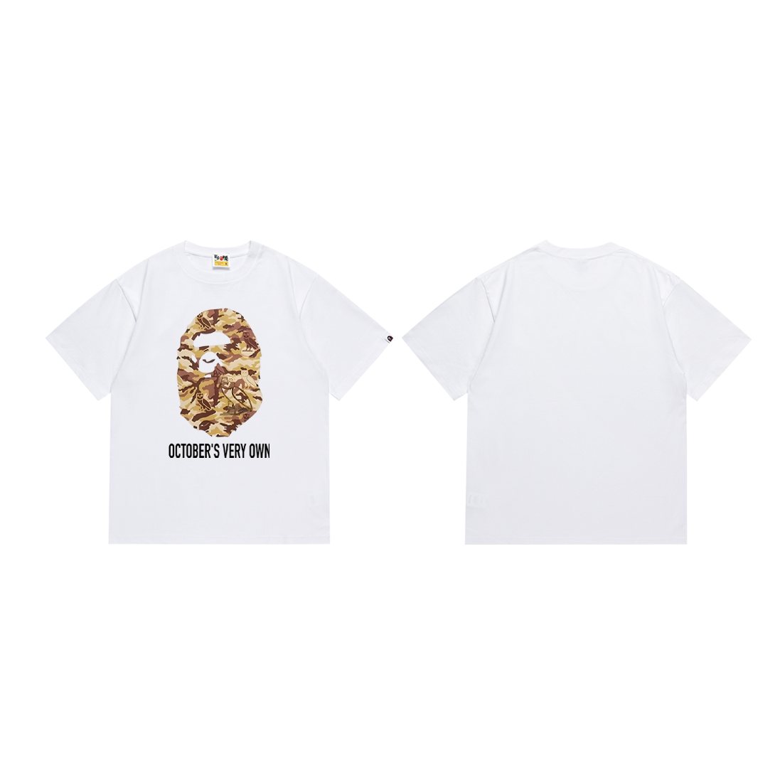 BAPE Camo Ape-Head Graphic T-Shirt — front