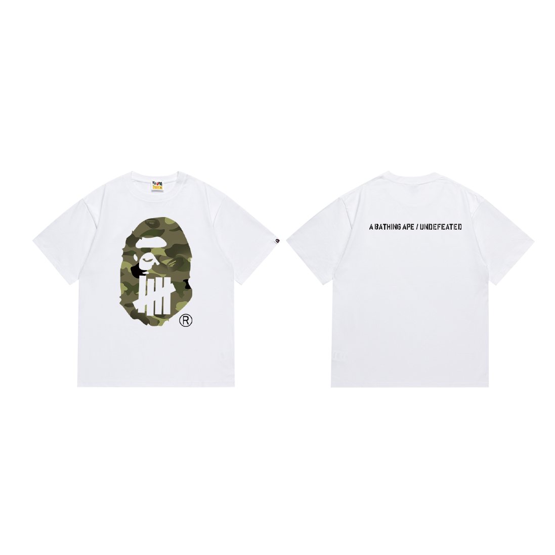 BAPE Camouflage Ape Graphic T-Shirt — front