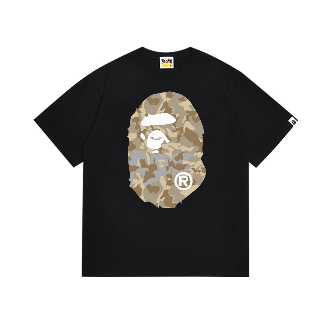 BAPE Camo Ape-Head Graphic T-Shirt — front