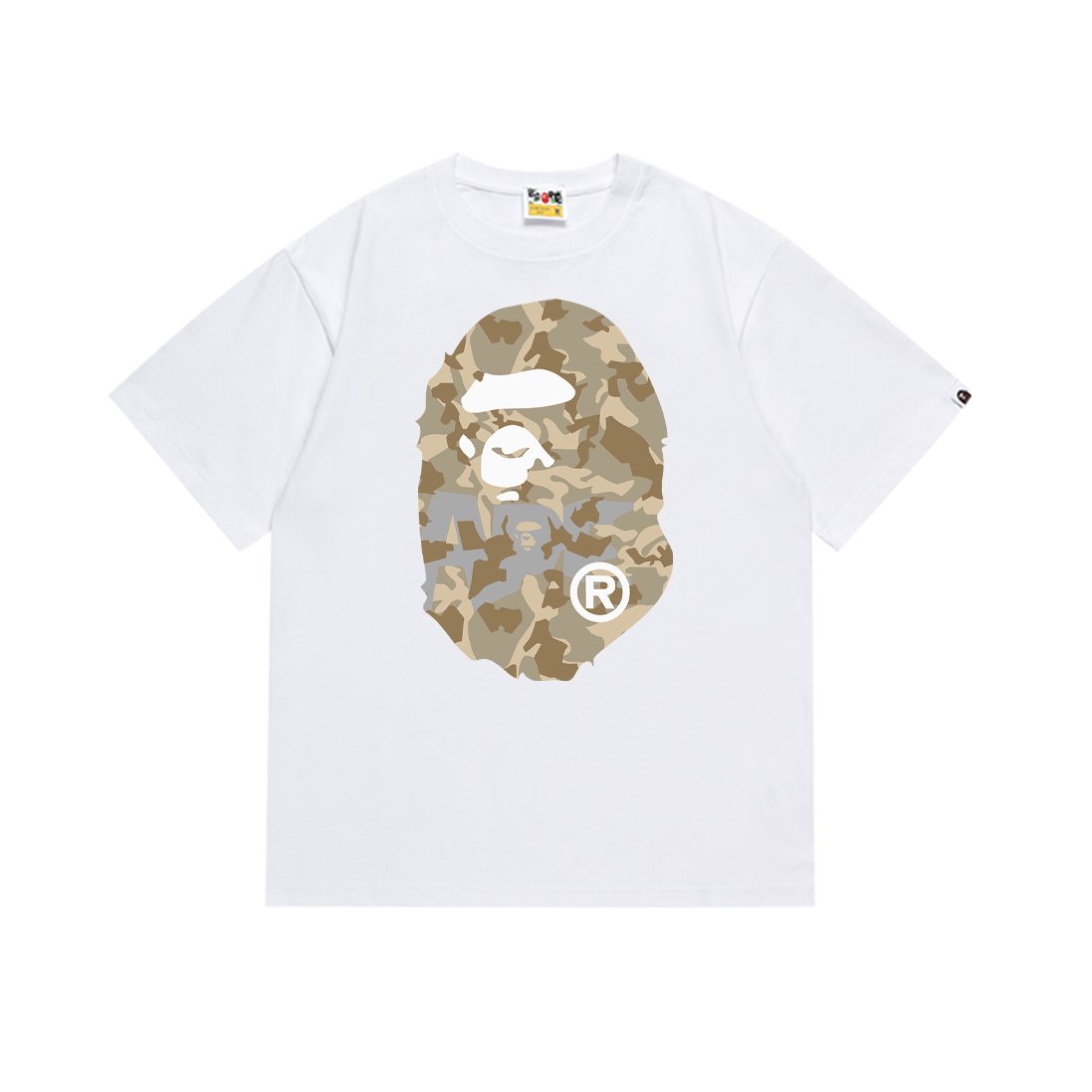 BAPE Camo Ape-Head Graphic T-Shirt — front