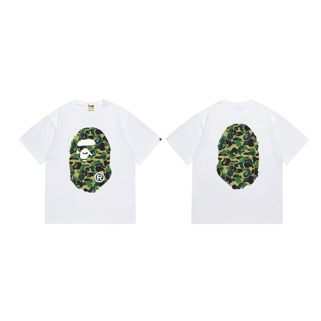 BAPE Camouflage Ape-Head Graphic Short-Sleeve T-Shirt — comparison