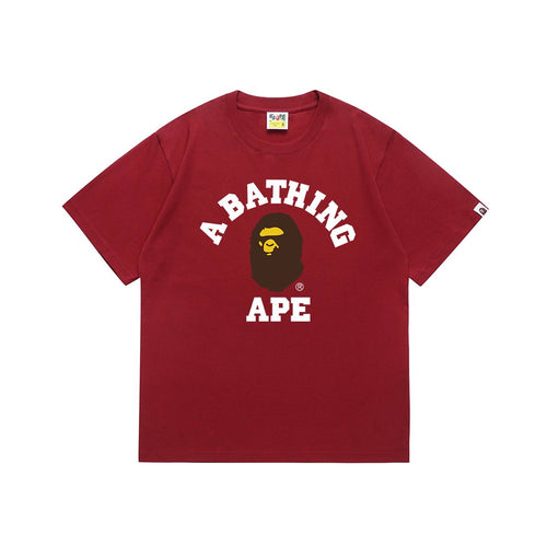 BAPE Ape-Head Wordmark Graphic T-Shirt — front