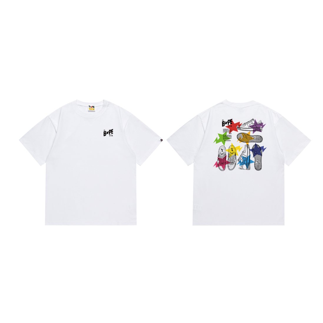 BAPE Sneaker Arrow Graphic T-Shirt — front