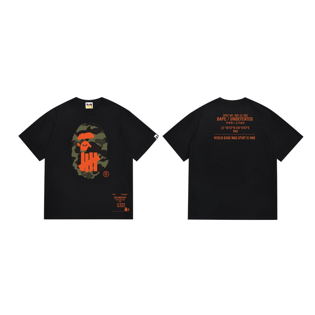 BAPE Camo Front and Back Graphic T-Shirt — hero