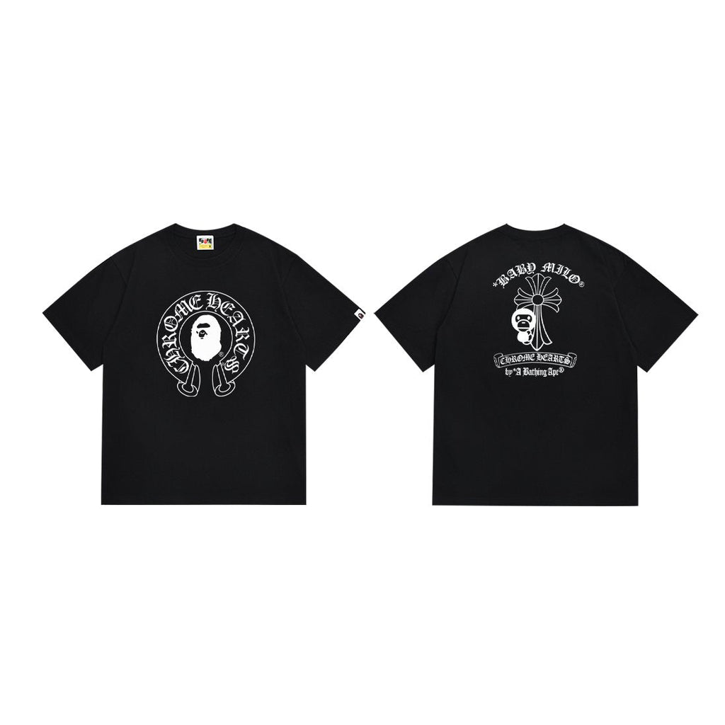 BAPE Ape & Flower Graphic Short-Sleeve T-Shirt — hero