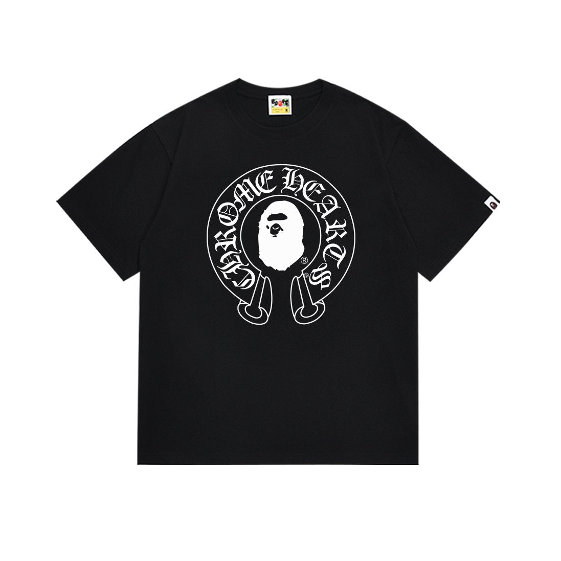 BAPE Ape & Flower Graphic Short-Sleeve T-Shirt — front