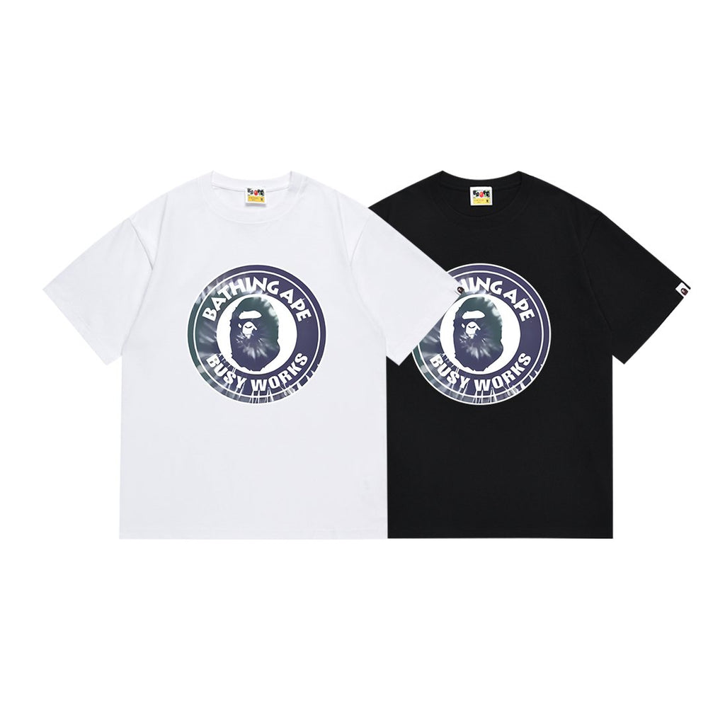 BAPE Busy Works Iridescent Circle Graphic T-Shirt — comparison