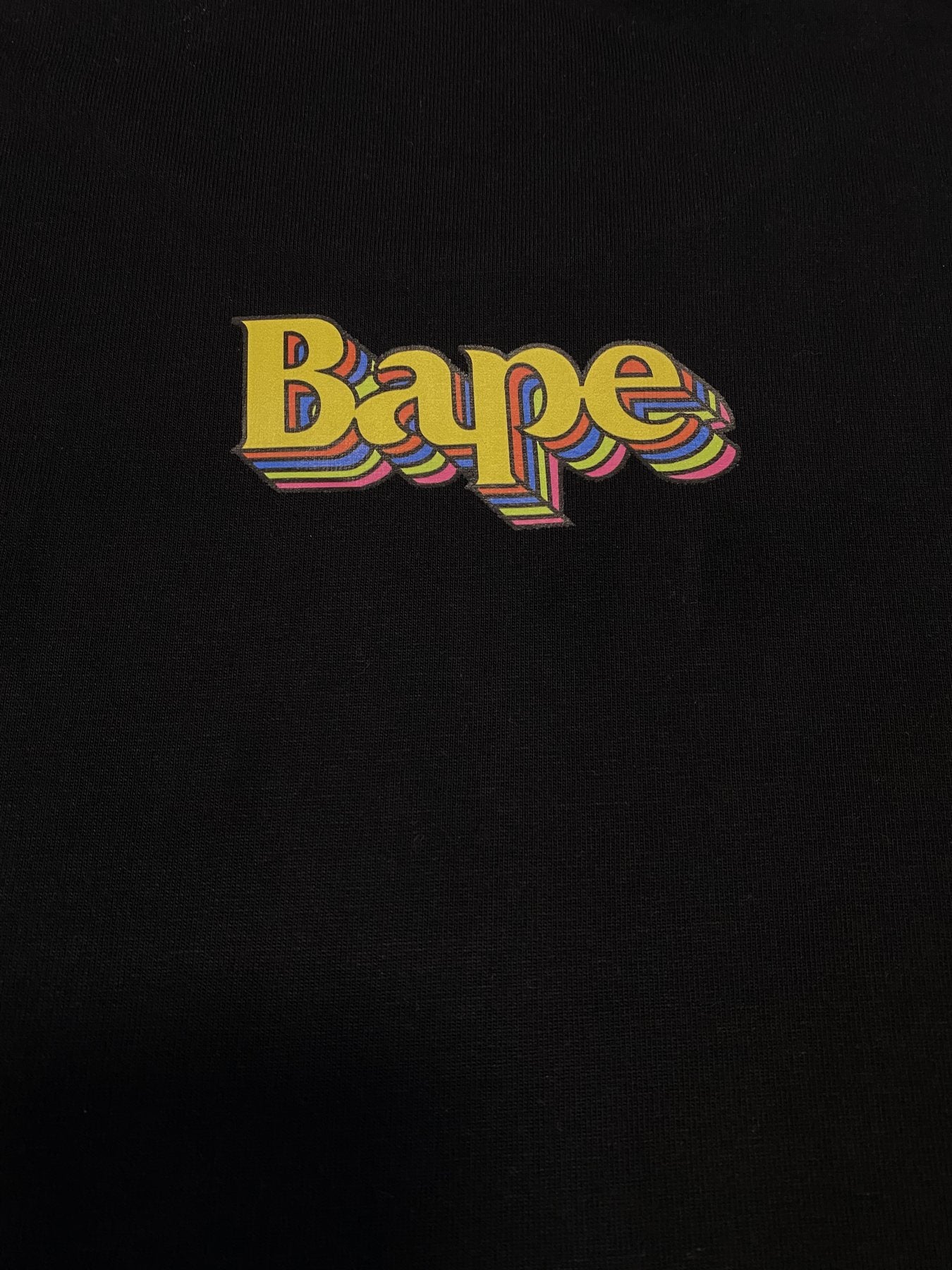 BAPE Ape Rainbow Graphic T-Shirt — detail