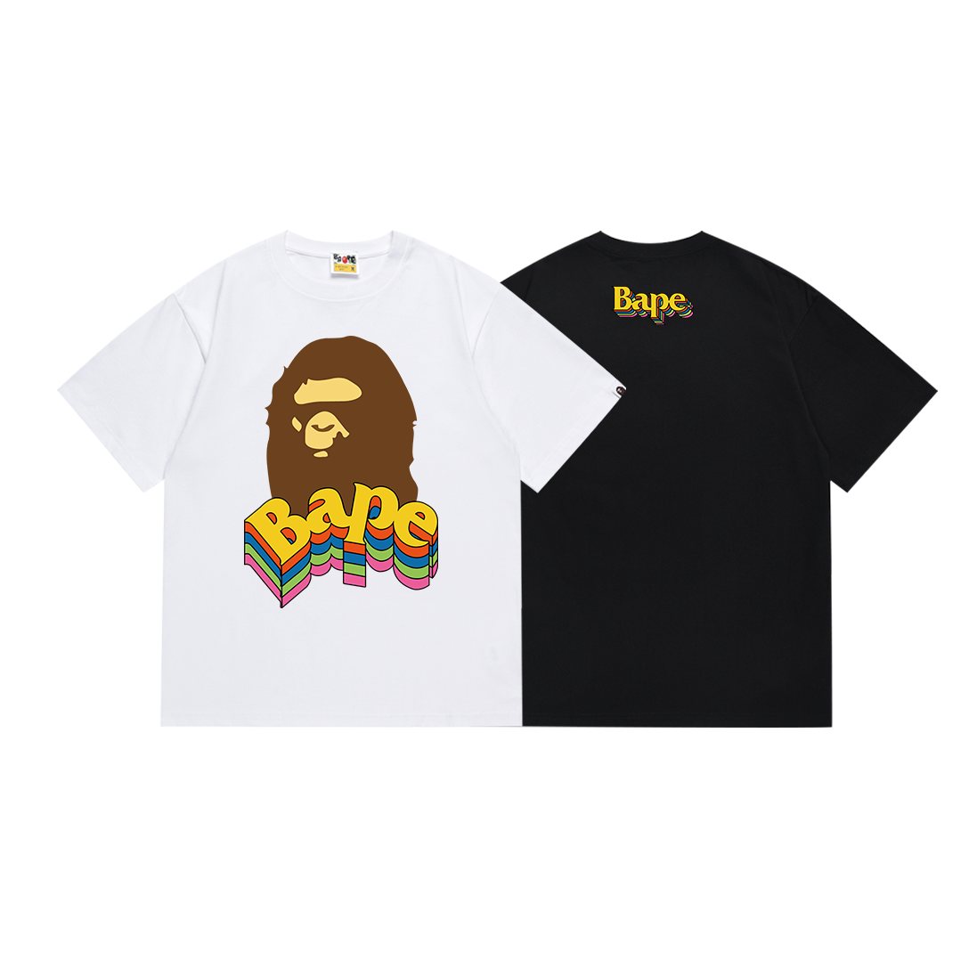BAPE Ape Rainbow Graphic T-Shirt — comparison