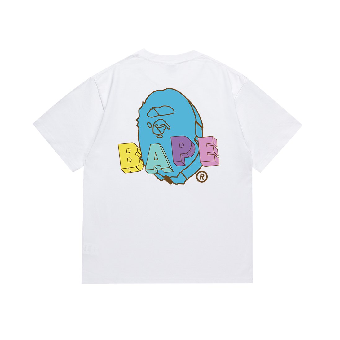 BAPE Popsicle Ape Head Graphic T-Shirt — back