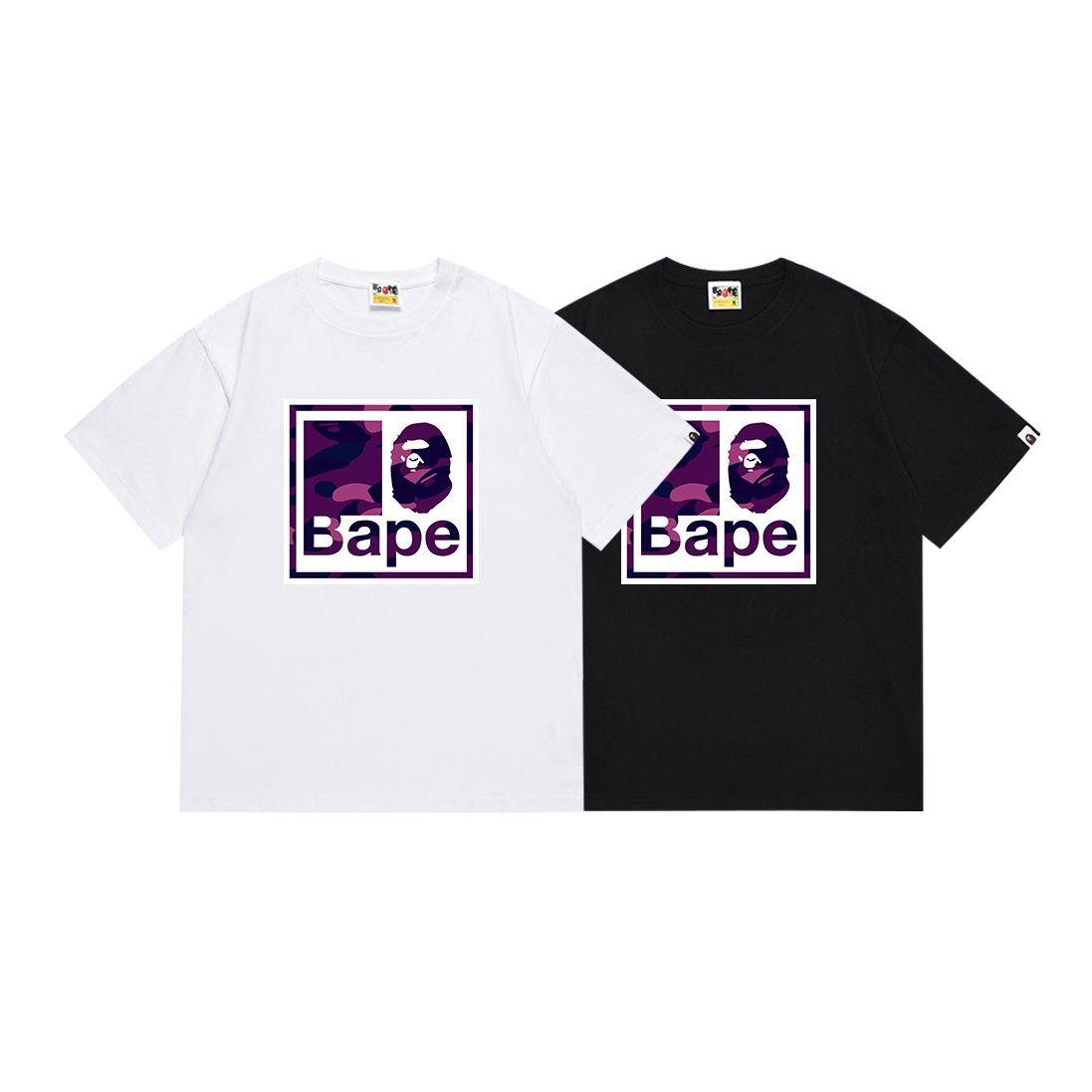 BAPE Square Front Graphic Short-Sleeve T-Shirt — comparison