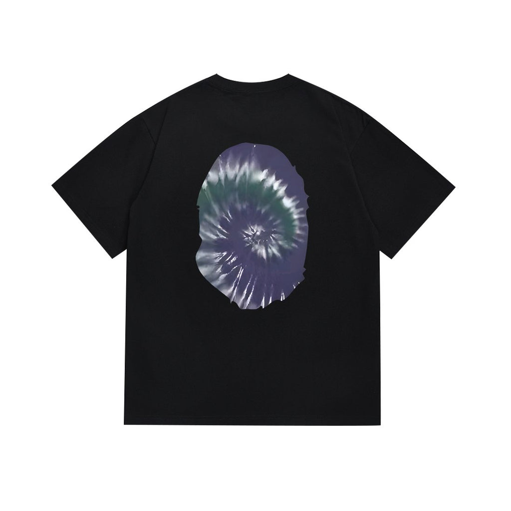 BAPE Tie-Dye Front and Back Graphic Short-Sleeve T-Shirt — back