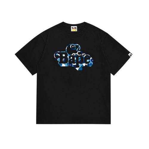 BAPE Blue Camo Graphic T-Shirt — front