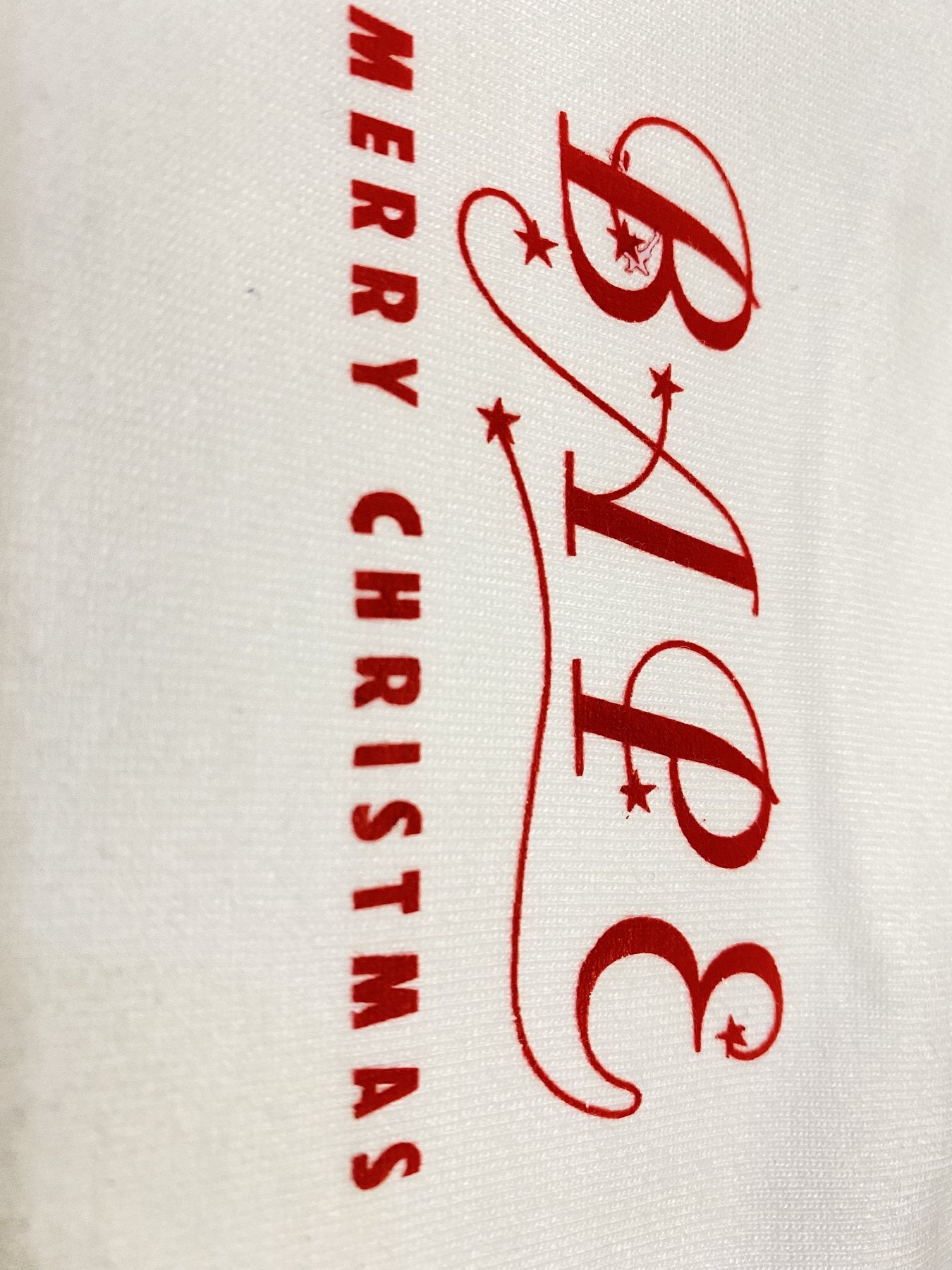 BAPE Merry Christmas Ape Head Graphic T-Shirt — detail