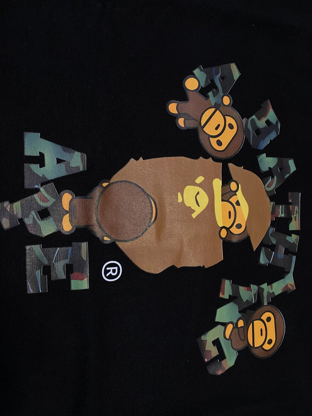BAPE Ape Character Graphic T-Shirt — detail