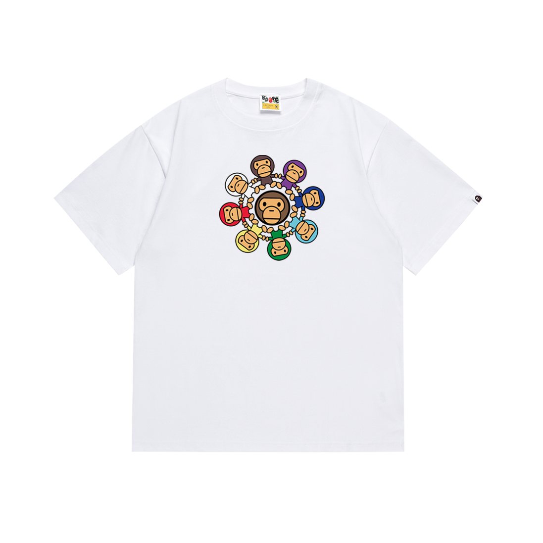 BAPE Monkey Graphic Short-Sleeve T-Shirt — front