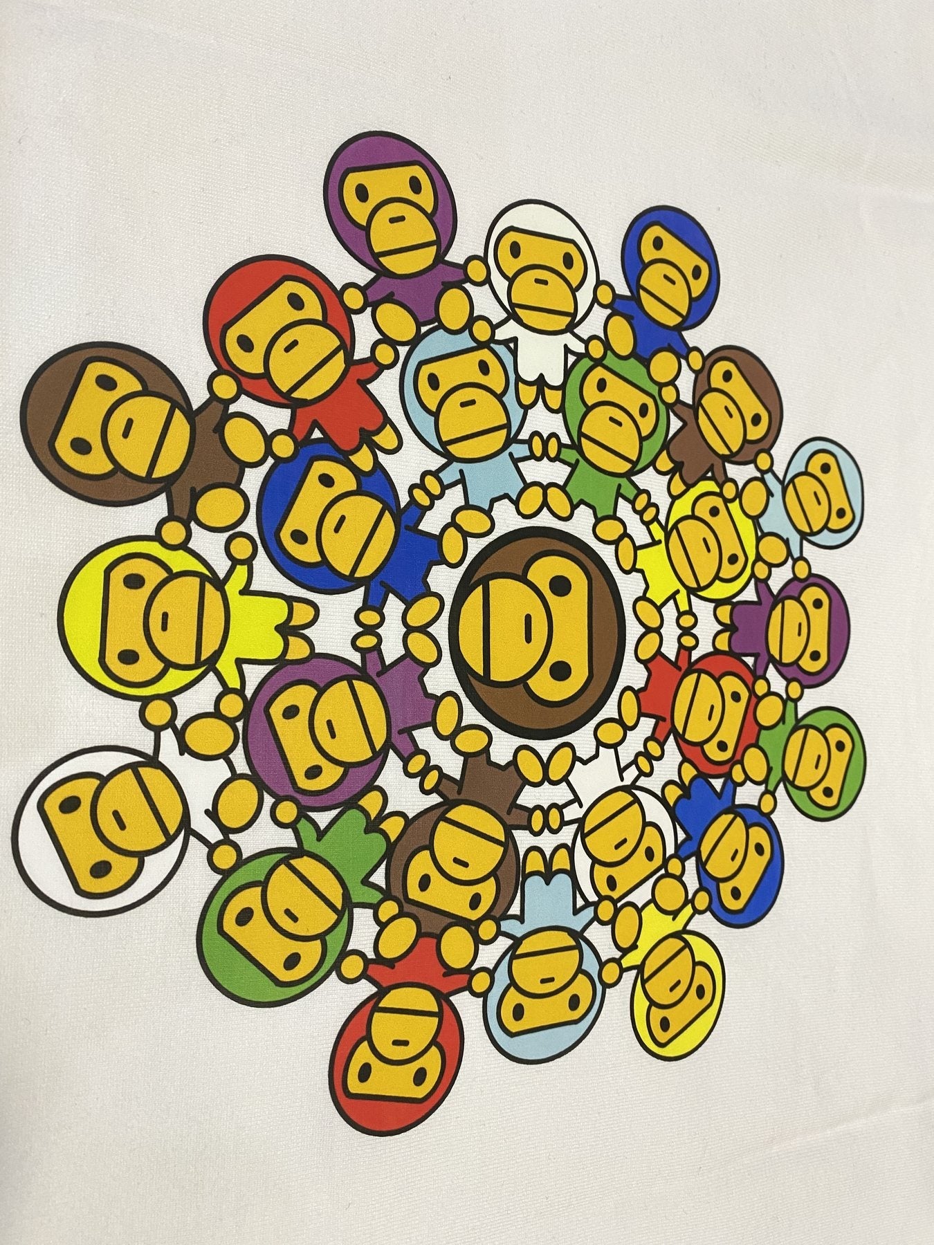 BAPE Monkey Graphic Short-Sleeve T-Shirt — detail