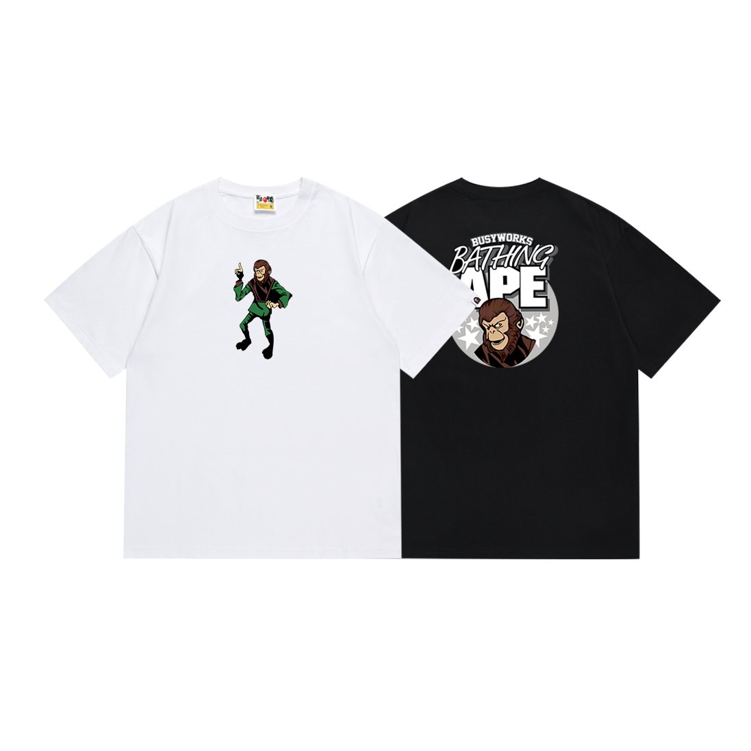BAPE Front & Back Graphic T-Shirt — comparison