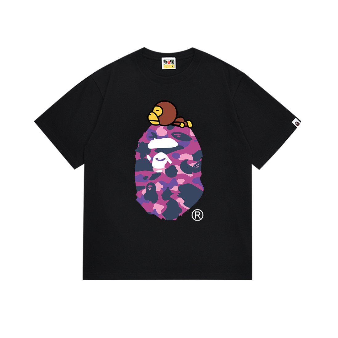 BAPE Large Front Graphic Short-Sleeve T-Shirt — front