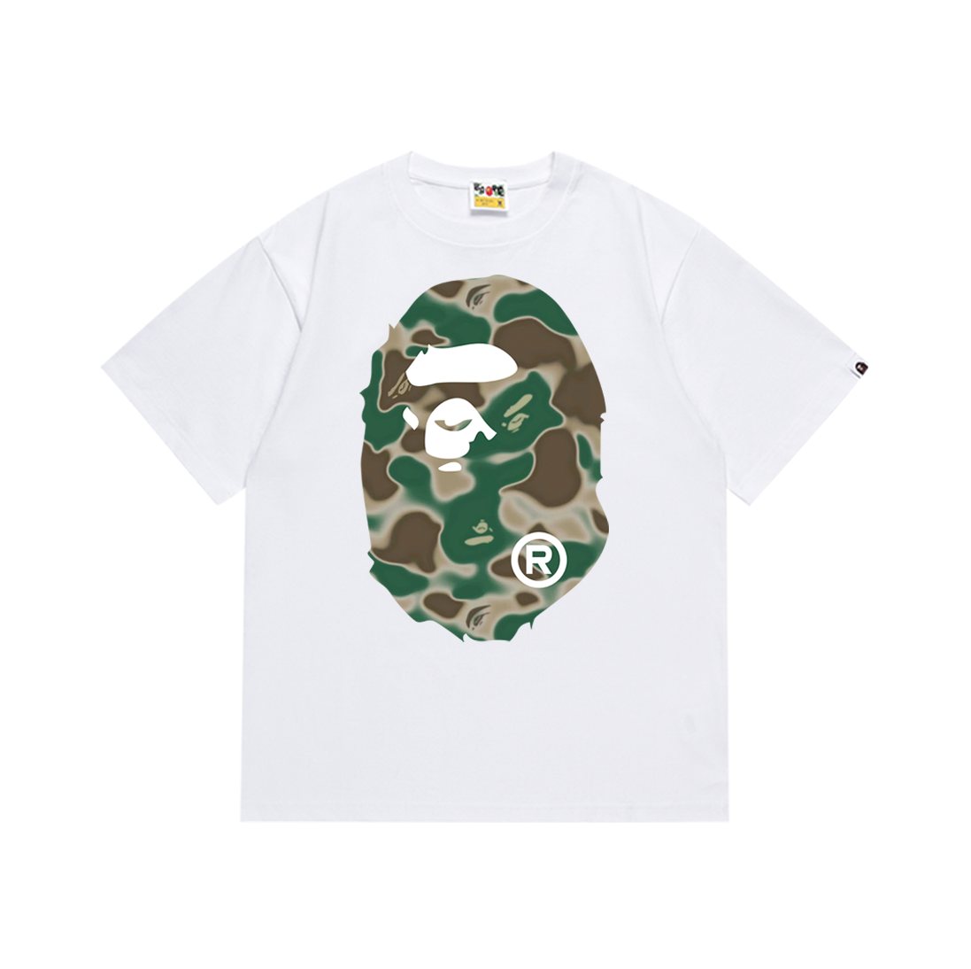 BAPE Camo Ape Head Graphic T-Shirt — front