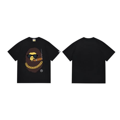 BAPE Ape Cigar Chain Graphic T-Shirt — front