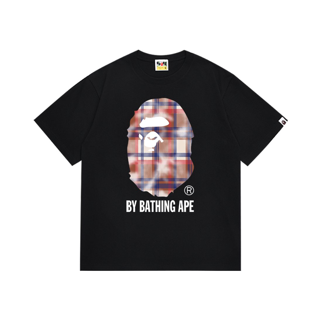 BAPE Plaid Graphic Short-Sleeve T-Shirt — hero
