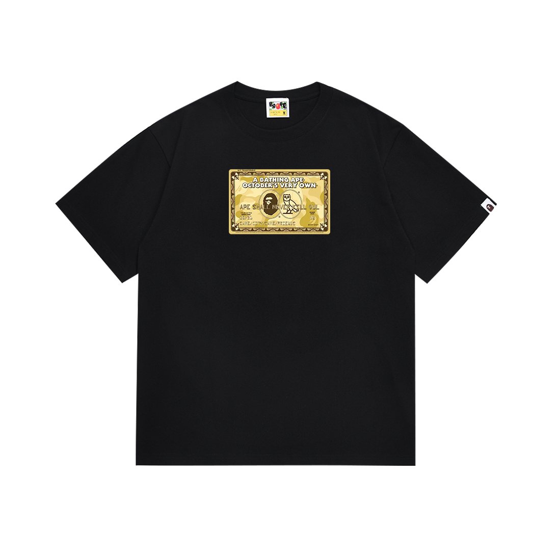 BAPE Gold Bill Graphic Short-Sleeve T-Shirt — front