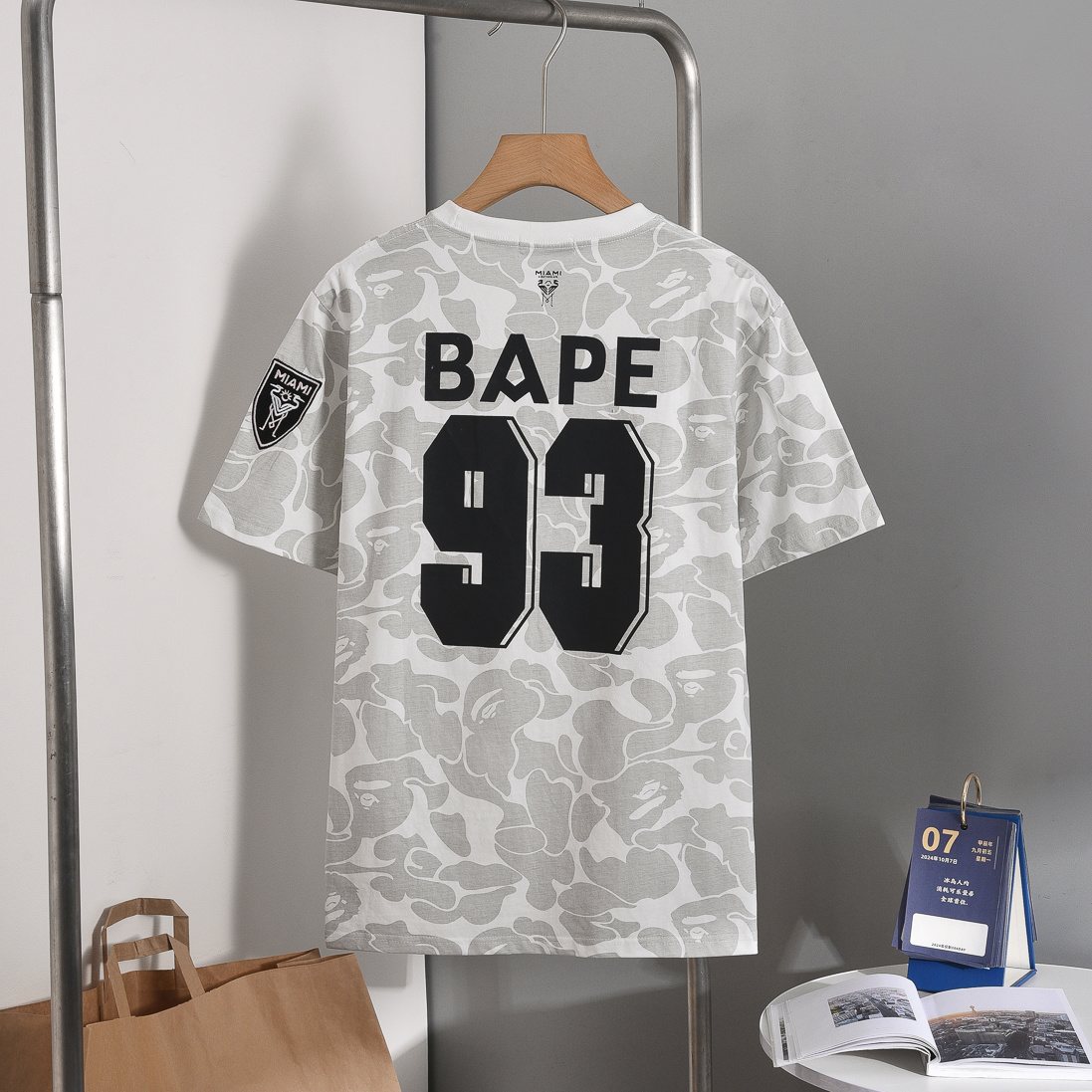 BAPE Miami 93 Camo Graphic T-Shirt — back