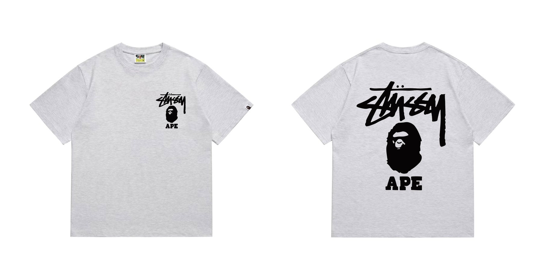 BAPE Stussy Graphic Short-Sleeve T-Shirt — comparison