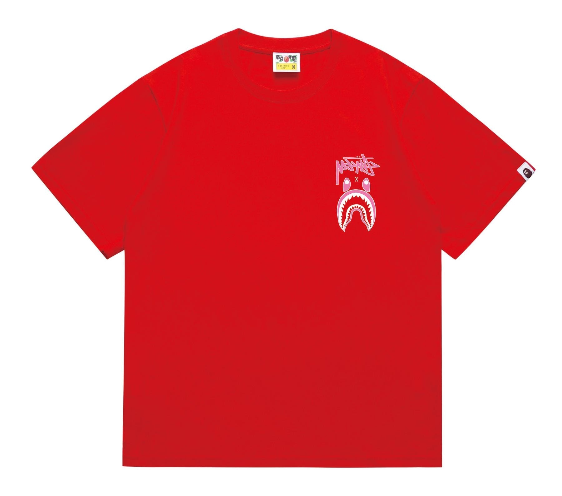 BAPE Tonal Shark Wordmark Graphic T-Shirt — front