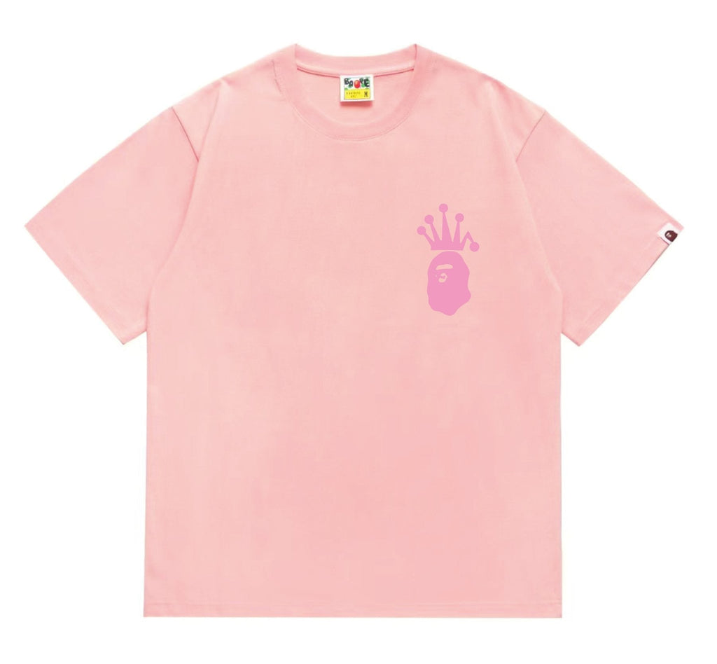 BAPE Crowned Ape Back Graphic Short-Sleeve T-Shirt — front