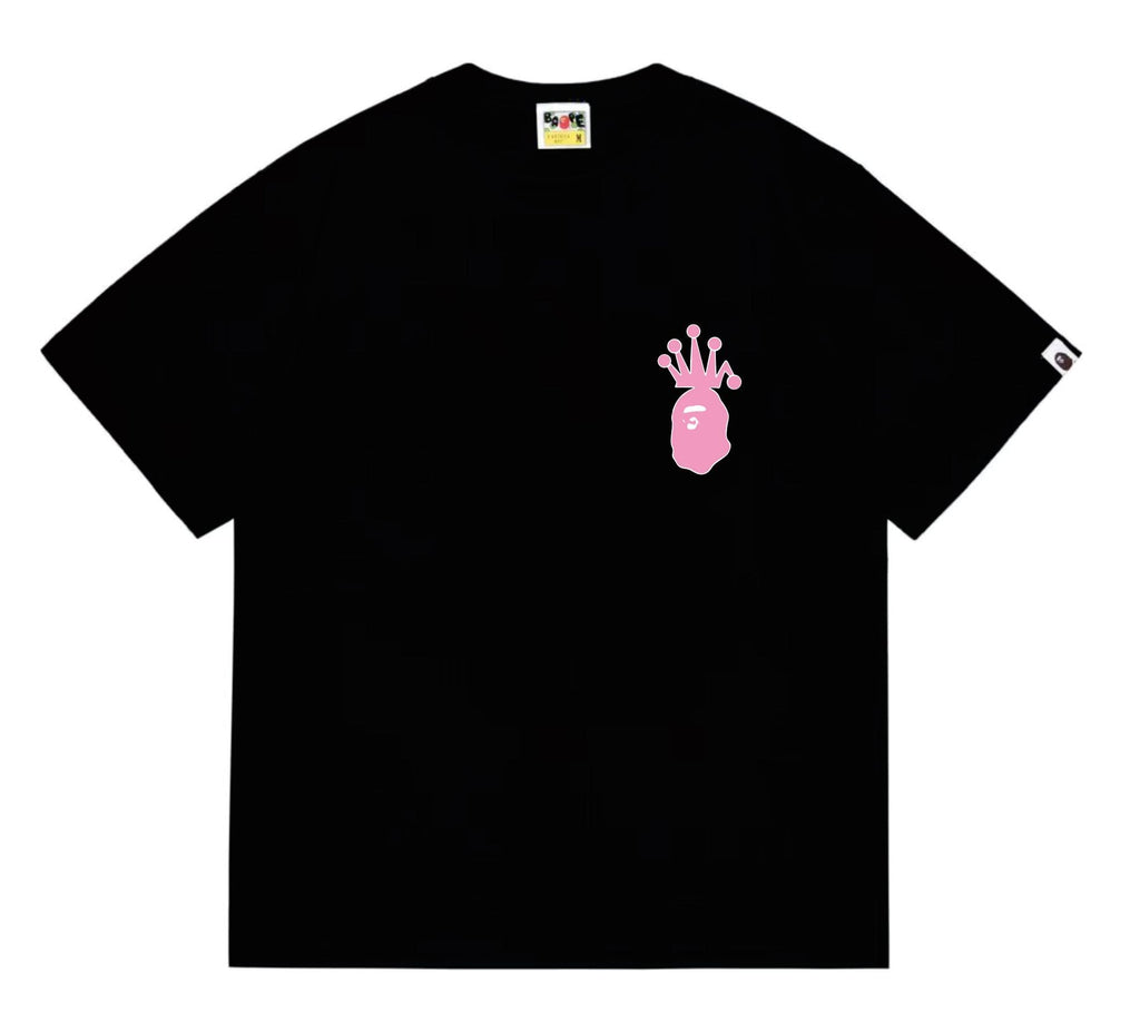 BAPE Crown-Face Graffiti Graphic T-Shirt — front