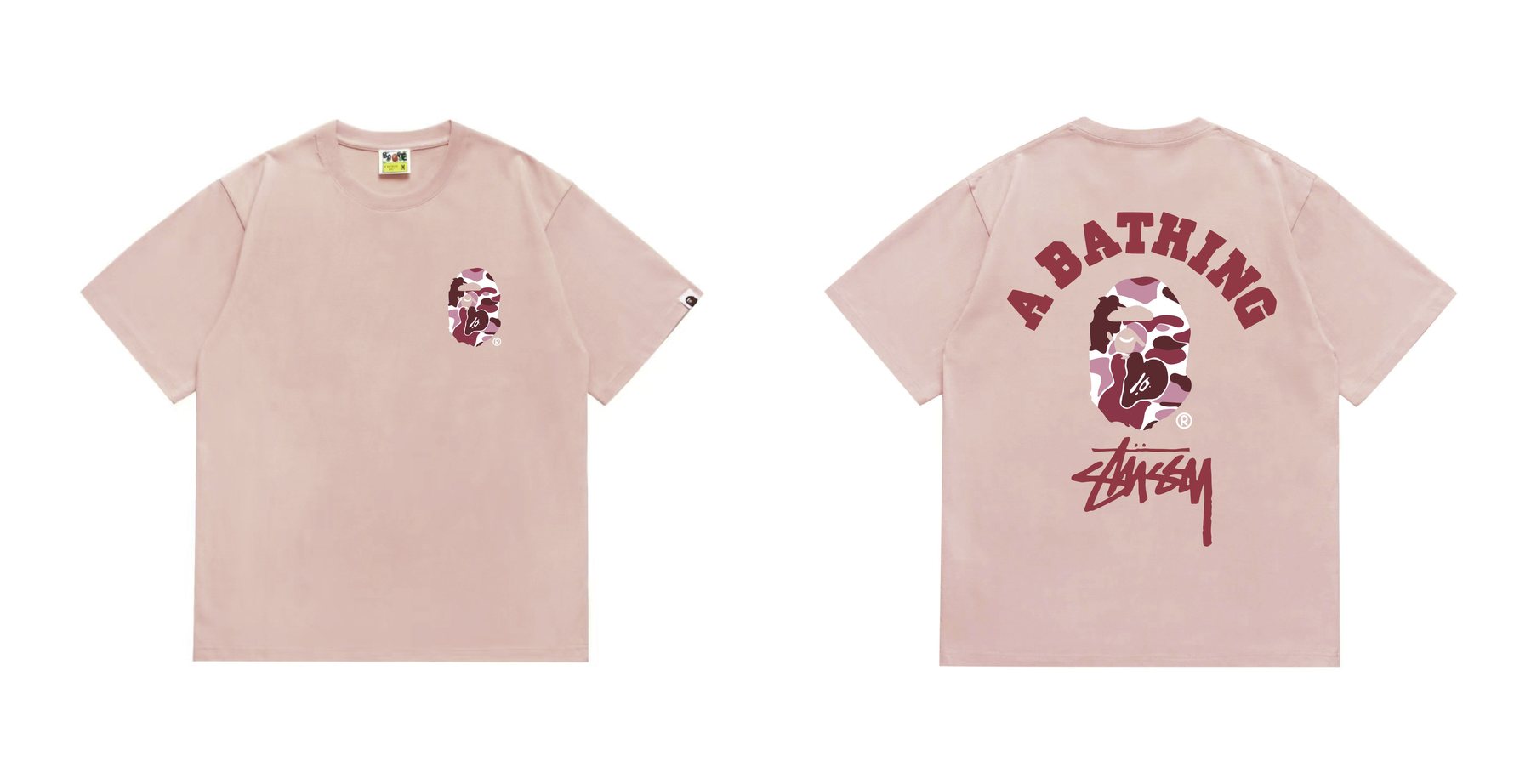 BAPE Ape Head Back Graphic T-Shirt — front