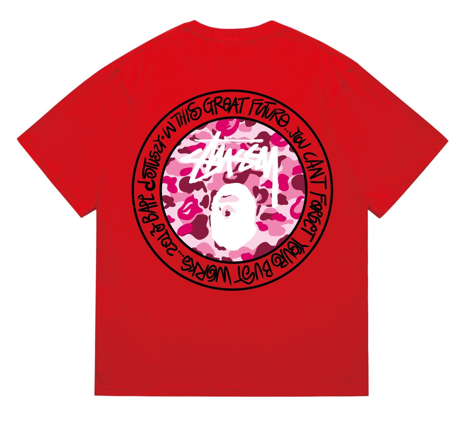 BAPE Circular Back Graphic T-Shirt — back