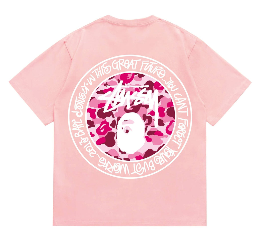 BAPE Light Circular Graphic Short-Sleeve T-Shirt — back