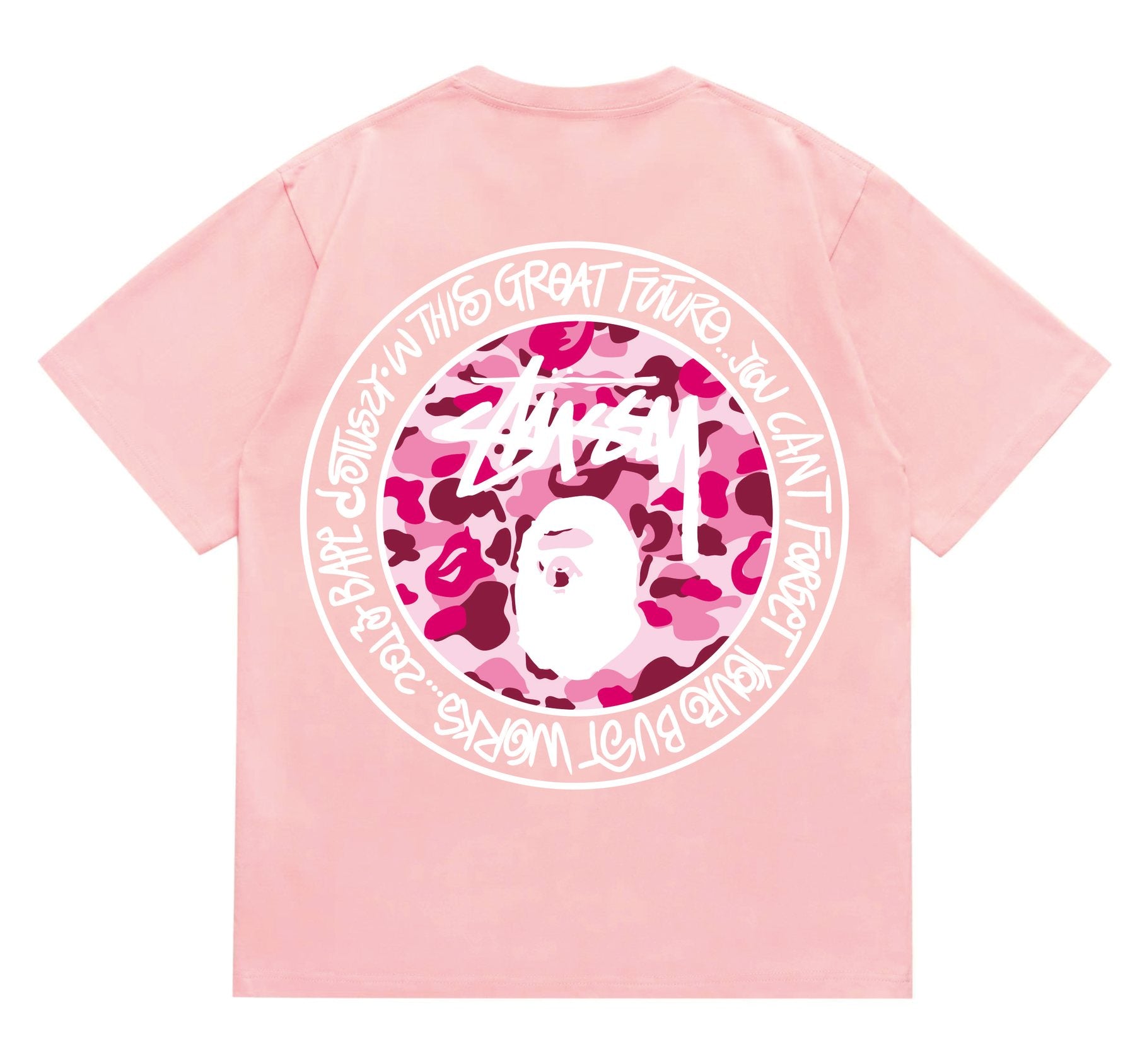 BAPE Light Circular Graphic Short-Sleeve T-Shirt — back