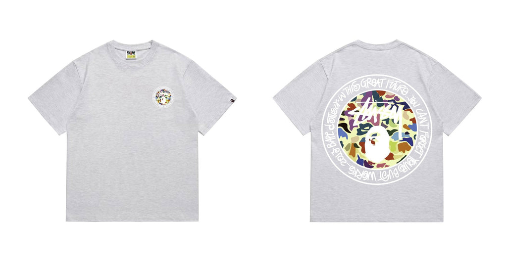 BAPE Circular Wordmark Graphic T-Shirt — comparison