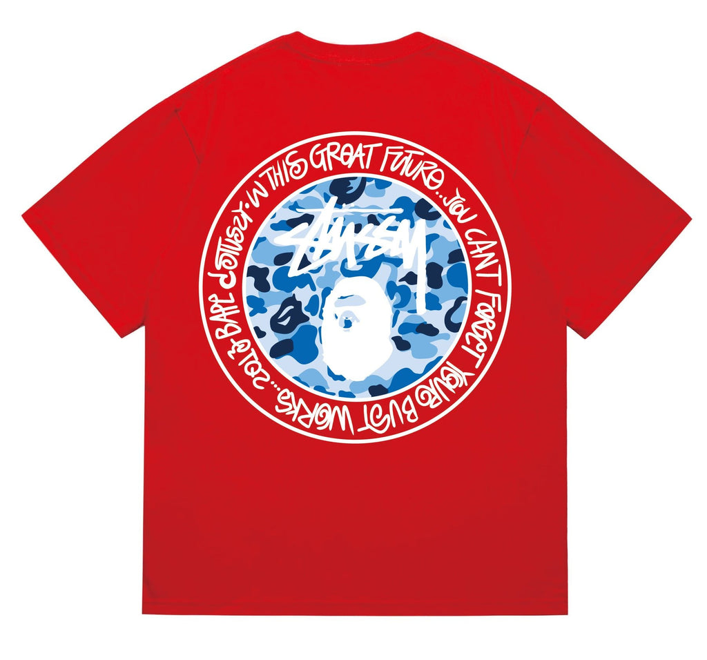 BAPE White-Ring Camo Back Graphic T-Shirt — back