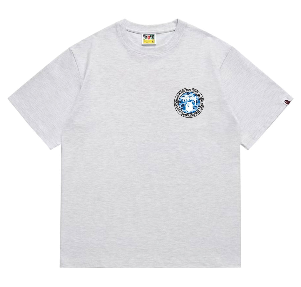 BAPE Circular Camo Back Graphic T-Shirt — front