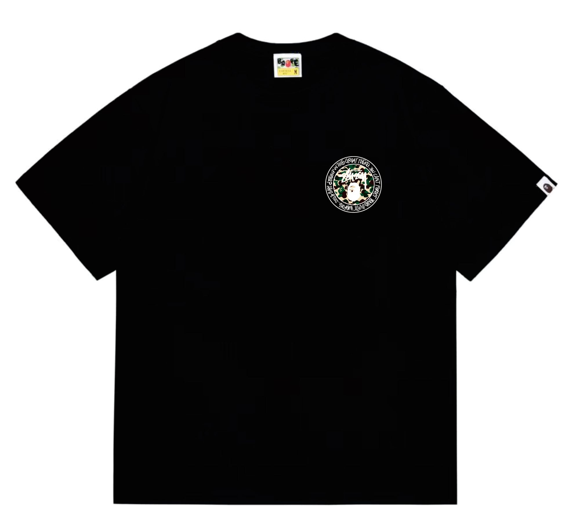 BAPE Circular Camo Ape Graphic T-Shirt — hero