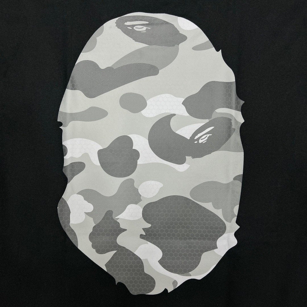 BAPE Grey Camo Ape Head Graphic T-Shirt — detail