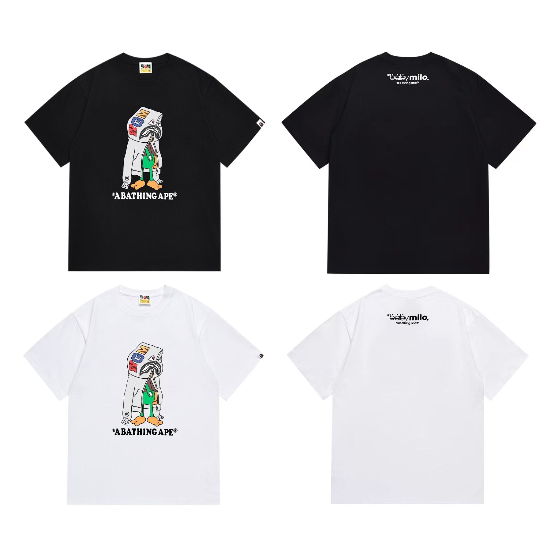 BAPE Front & Back Graphic Short-Sleeve T-Shirt — comparison