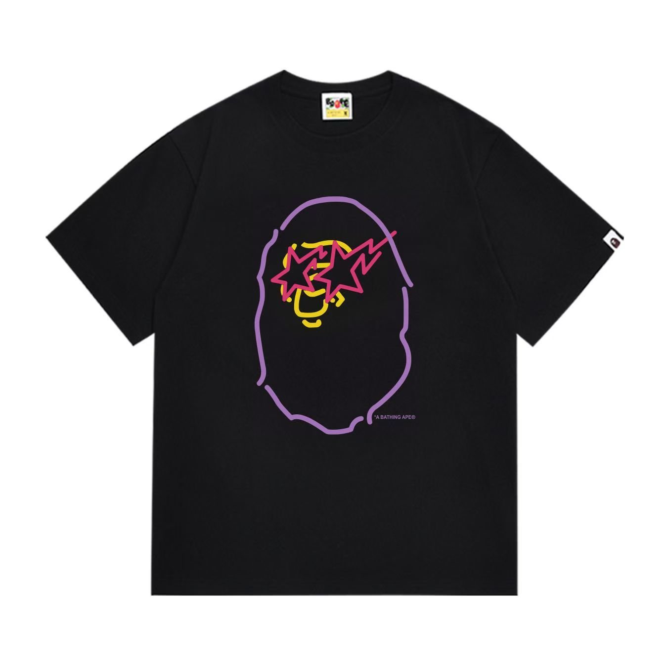 BAPE Star Sunglasses Cartoon Graphic T-Shirt — hero