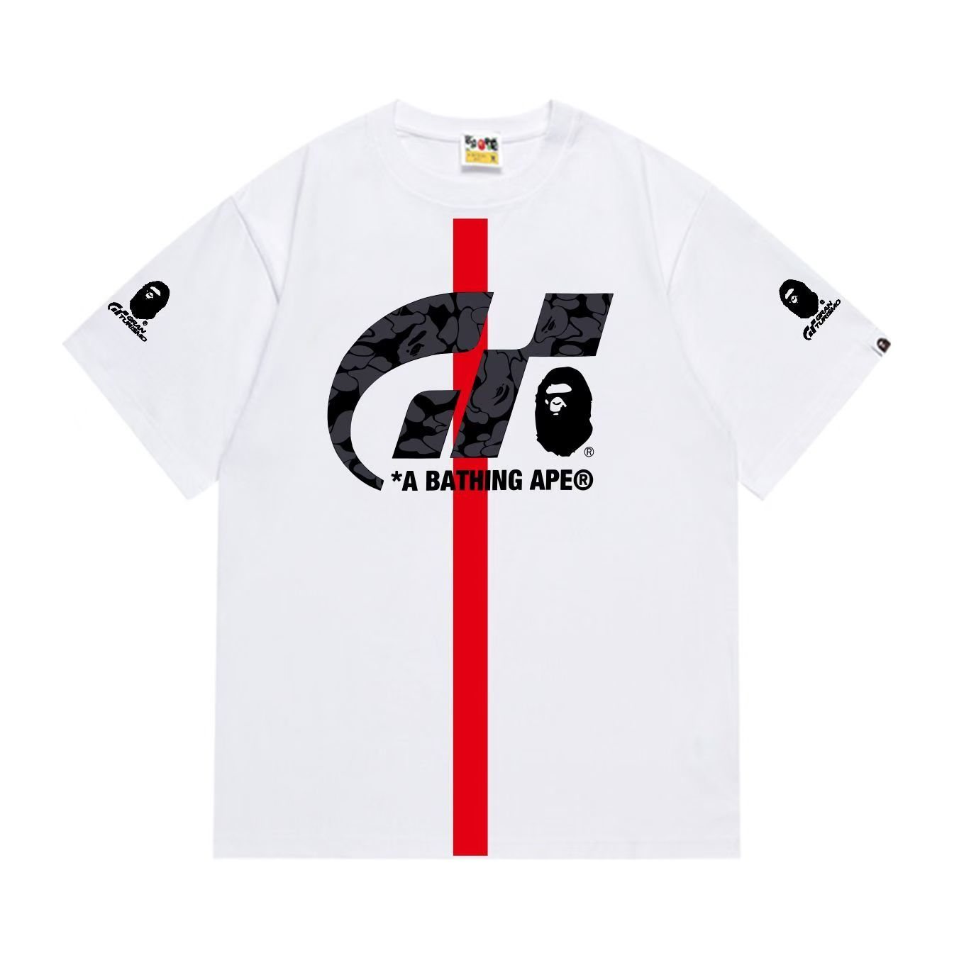 BAPE Front and Back Graphic T-Shirt — front