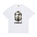 BAPE Plaid Ape Head Graphic T-Shirt — hero