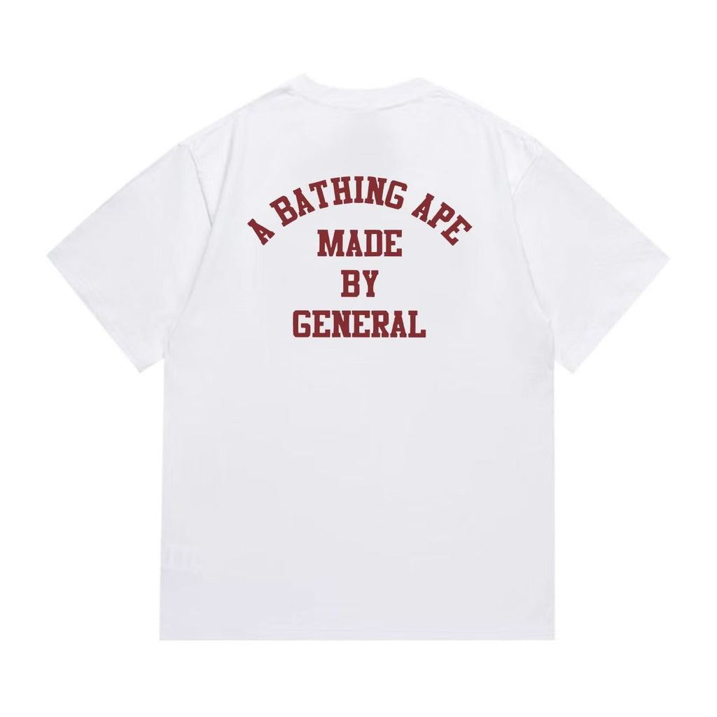 BAPE Red Chest & Back Graphic Short-Sleeve T-Shirt — back