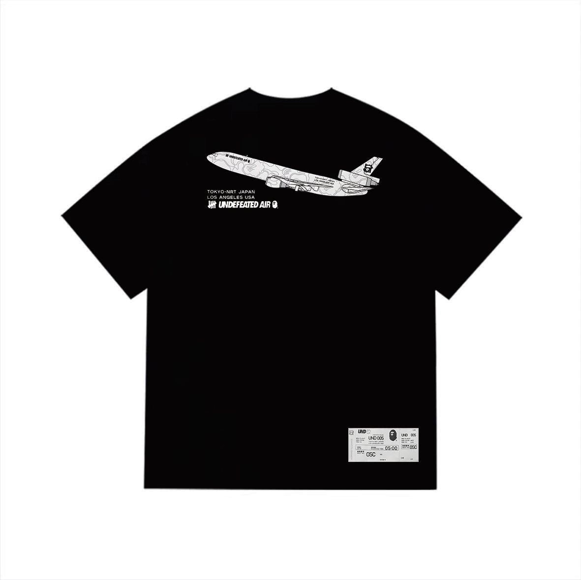 BAPE Front and Back Graphic T-Shirt — back