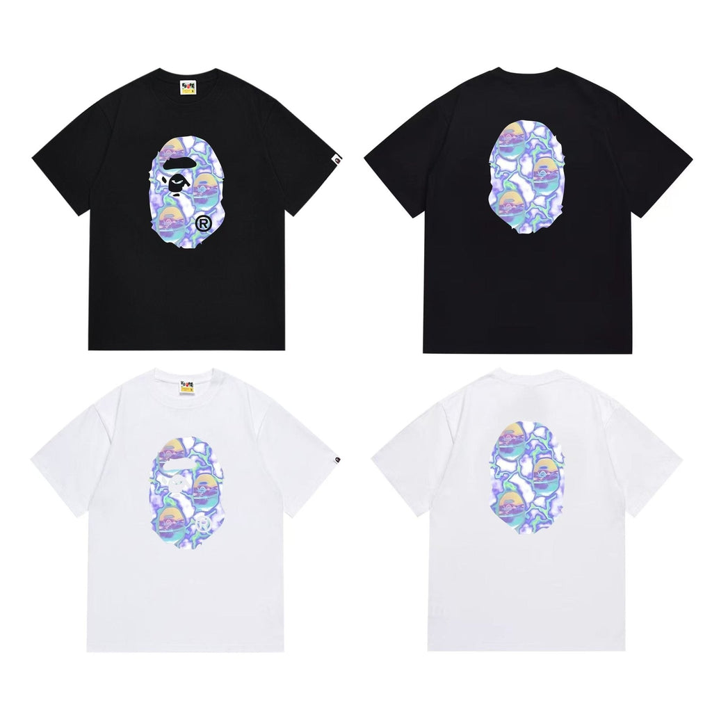 BAPE Front and Back Graphic T-Shirt — comparison